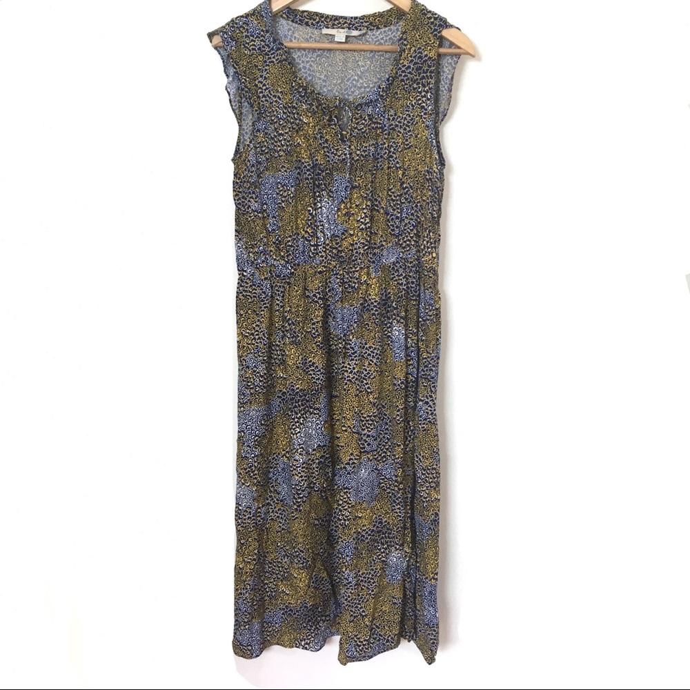 Boden Dress Fitted Waist Flowing Skirt Size 6